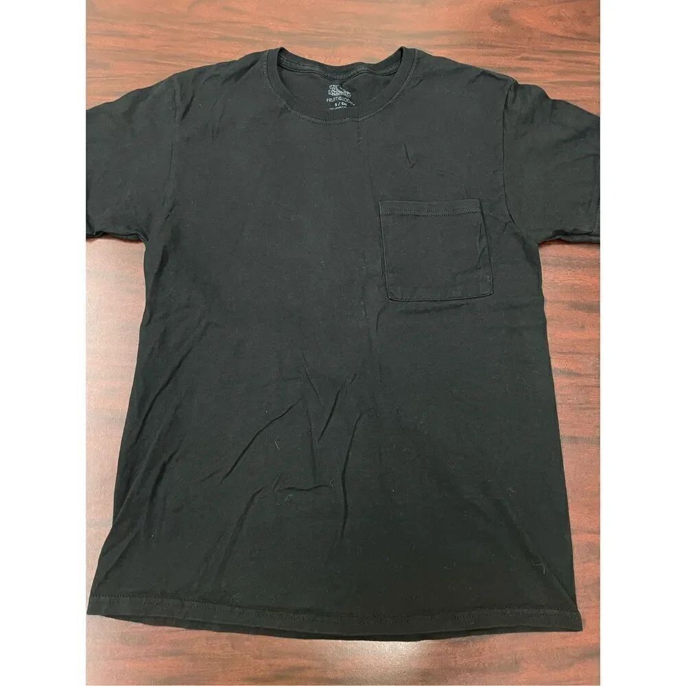 Michael Myers This Is My Happy Face Black Short Sleeve Pocket Tee Size Small